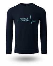 Unisex Dukserica sa Muzičkim EKG Printom 🎵 | Streetwear Dugi Rukavi - tsrm12-28