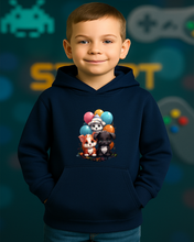 Dukserica za Djecu – Slatki Prijatelji i Šareni Baloni 🎈🐶🐱 - tsrm7-cute103