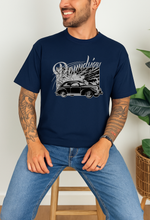 Vintage Car 100% organski pamuk Majica – Retro Street Style - tsrm10-15