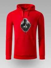 Hoodie sa Kapuljačom i Printom Mikrofona i Grada - tsrm07dsgn-010