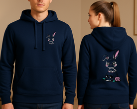 Dark Bunny Hoodie – Gotik Dodir, Smjeli Stil - xtsrm2-21