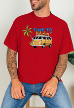Time to Holiday 100% organski pamuk Majica – Unesi Duh Ljeta - tsrm10-11