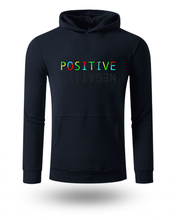 Unisex Hoodie sa Positive Negative Natpisom | Streetwear Dukserica sa Kapuljačom - tsrm12-12