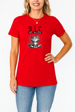 Ženska Organska Pamučna Majica sa Printom Mačke – Udoban i Moderan Streetwear - tsrm9-3-13