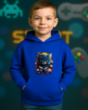 Dječija Dukserica – Mačkica sa Knjigom i Cvjetnim Detaljima 📚🐱 - tsrm7-cute202