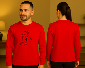 Paw Love Sweatshirt – Odanost i Ljubav u Vašem Stilu - ztsrm9-25