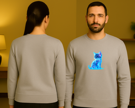 Neon Cat Sweatshirt – Stil Koji Osvetljava Noć - ztsrm9-30