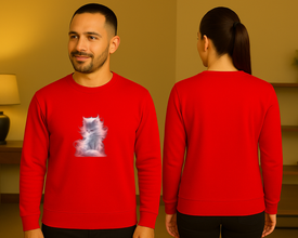 Mystic Cat Sweatshirt – Magični Detalj, Jednostavna Elegancija - ztsrm9-4