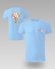 Print Majica sa Cvjetnim Krstom i Temom Vjere, 100% Organskog Pamuka - tsrm16-008