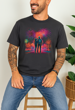 Fireworks Love 100% organski pamuk Majica – Romantični Dizajn - tsrm10-7