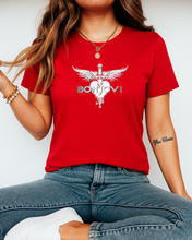 Bon Jovi Minimalistička Ženska Majica sa Srcem i Mačem ⚡🖤 - tsytsrm-bonjovi2