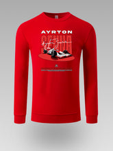 Ayrton Senna Formula Fan Dukserica sa Grafik Printom - tsrm17-016
