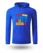 LEGO Eat Sleep Build Repeat Dukserica za Djecu 🧱 | Šarena i Zabavna Majica - tsrm5-65