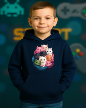 Dukserica za Djecu sa Šarenim Mačkama – Zabavan i Udoban Dizajn - tsrm7-cute6