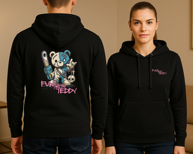 Fun With Teddy Hoodie – Tamni Humor, Smjeli Stil - xtsrm2-64