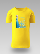 Frozen Elsa Dječija Majica – Plavi Dizajn sa Snježnim Efektom - tsrm13-112