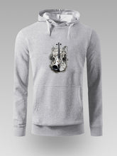 Hoodie sa Kapuljačom i Umjetničkim Printom Violončela - tsrm07dsgn-003