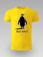 Majica sa Minimalnim Printom Pingvina “But Why?” - tsrm11-030