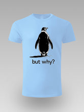Majica sa Minimalnim Printom Pingvina “But Why?” - tsrm11-030
