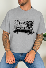 Vintage Car 100% organski pamuk Majica – Retro Street Style - tsrm10-15