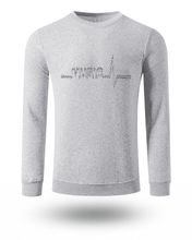 Unisex Dukserica sa Muzičkim EKG Dizajnom 🎶 | Streetwear Dugi Rukavi - tsrm12-27