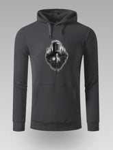 Hoodie sa Kapuljačom i Printom Mikrofona i Grada - tsrm07dsgn-010