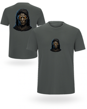 💀✨ “Lobanja sa Zlatnim Očima – 100% Organska Uniseks Majica” ⚡🌱 - tsrm8-120