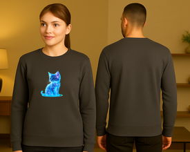 Neon Cat Sweatshirt – Stil Koji Osvetljava Noć - ztsrm9-30