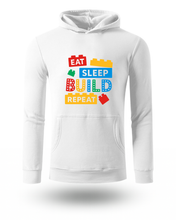 LEGO Eat Sleep Build Repeat Dukserica za Djecu 🧱 | Šarena i Zabavna Majica - tsrm5-65