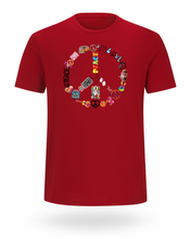 ✨ “Peace & Love – 100% Organska Uniseks Majica” ✌️🌈🌱 - tsrm10-08