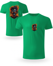 🔥 “Plameni Lobanja – 100% Organska Uniseks Majica” 👹💀🌱 - tsrm8-118