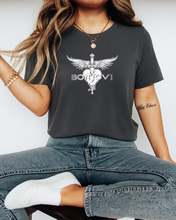 Bon Jovi Minimalistička Ženska Majica sa Srcem i Mačem ⚡🖤 - tsytsrm-bonjovi2