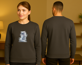 Mystic Cat Sweatshirt – Magični Detalj, Jednostavna Elegancija - ztsrm9-4