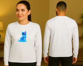 Neon Cat Sweatshirt – Stil Koji Osvetljava Noć - ztsrm9-30