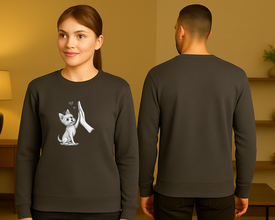 Paw High-Five Sweatshirt – Simbol Vjernosti i Ljubavi - ztsrm9-38