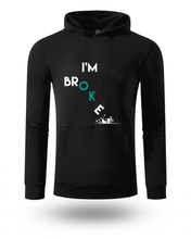Unisex Hoodie sa Natpisom I’m Broke | Streetwear Dukserica sa Kapuljačom - tsrm12-15