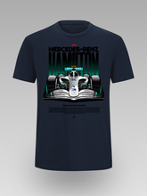 Lewis Hamilton Mercedes Formula 1 Majica – 44 F1 Motorsport Dizajn - tsrm17-031