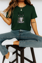 Ženska Organska Pamučna Majica sa Printom Mačke – Udoban i Moderan Streetwear - tsrm9-3-13