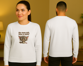 Coffee Cat Sweatshirt – Zabavan Dizajn za Ljubitelje Kafe - ztsrm9-15
