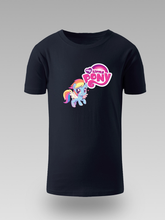My Little Pony Dječija Majica – Rainbow Dash Crni Dizajn - tsrm13-105
