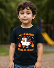 Dječija Organska Majica – Minecraft La-la-la-lava Chicken Zabavni Print - tsrm10-16