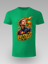Sebastian Vettel #5 – Zlatna Serija Red Bull F1 Majica - tsrm23-048