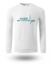 Unisex Dukserica sa Muzičkim EKG Printom 🎵 | Streetwear Dugi Rukavi - tsrm12-28