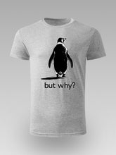 Majica sa Minimalnim Printom Pingvina “But Why?” - tsrm11-030