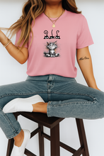 Ženska Organska Pamučna Majica sa Printom Mačke – Udoban i Moderan Streetwear - tsrm9-3-13