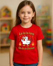 Dječija Organska Majica – Minecraft La-la-la-lava Chicken Zabavni Print - tsrm10-16