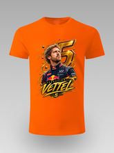 Sebastian Vettel #5 – Zlatna Serija Red Bull F1 Majica - tsrm23-048