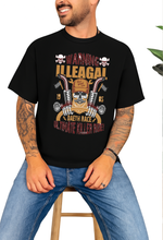 Warning Illegal 100% organski pamuk Majica – Oslobodi Svoj Buntovni Stil - tsrm10-12