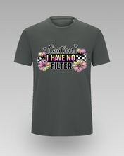 T-Shirt sa Zabavnim Natpisom i Cvjetnim Motivima - tsrm16-012