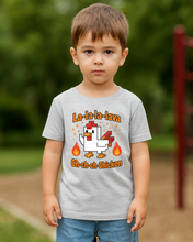 Dječija Organska Majica – Minecraft La-la-la-lava Chicken Zabavni Print - tsrm10-16